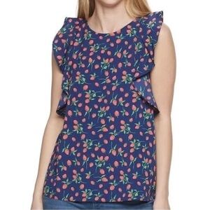 Juicy Couture Flutter Sleeve Blouse